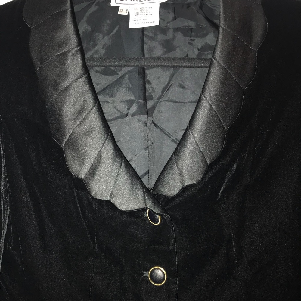 Carlisle velvet blazer - Picture 3 of 5